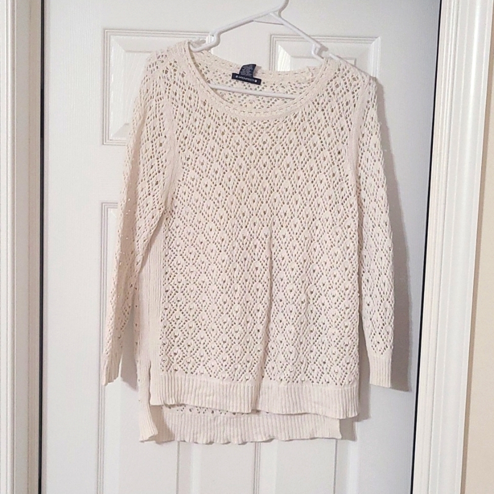 L White Architect Sweater